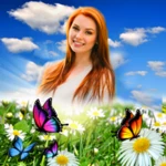 butterfly photo frames android application logo